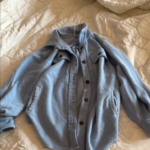 Free People Ruby Jacket Light Blue